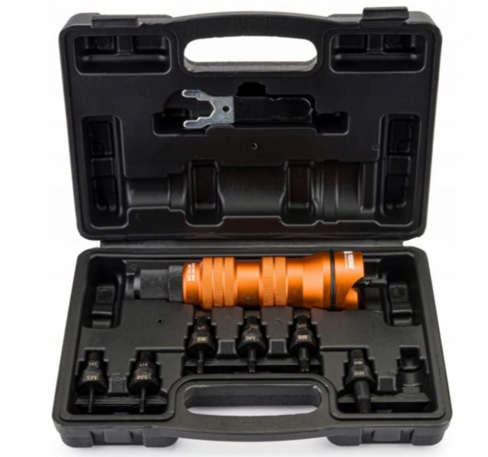 Trusa adaptor aparat gaurit filetanta pentru nituit (PM0991) [9]