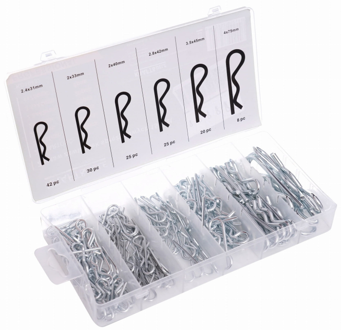 Trusa agrafe de siguranta arcuita stifturi 150piese (KD10482) [2]