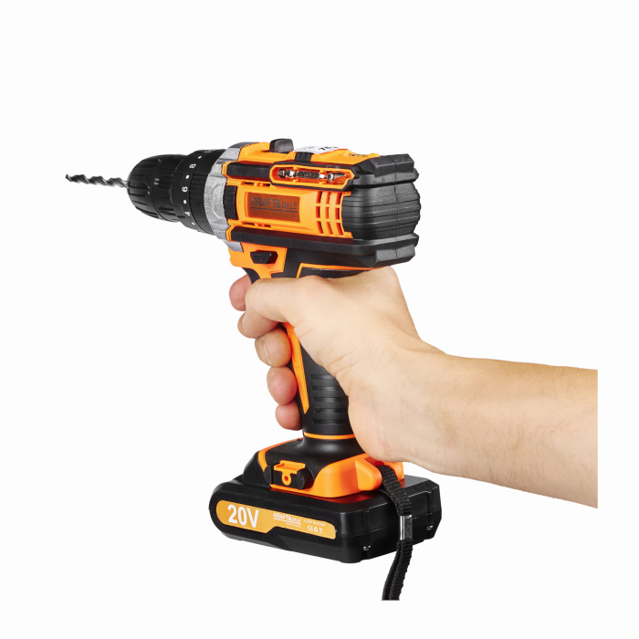 Trusa bormasina cu acumulator 2x 20v 30Nm + accesorii (KD3086) [17]