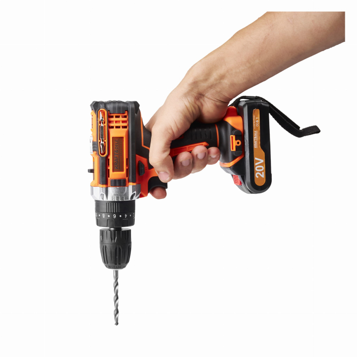 Trusa bormasina cu acumulator 2x 20v 30Nm + accesorii (KD3086) [15]