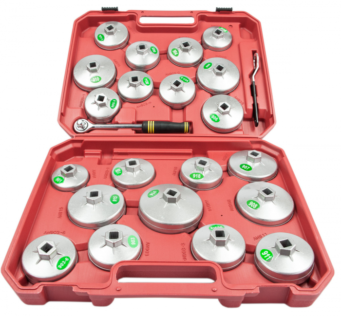 Trusa chei aluminiu capace filtru ulei 23piese (S10489) [2]