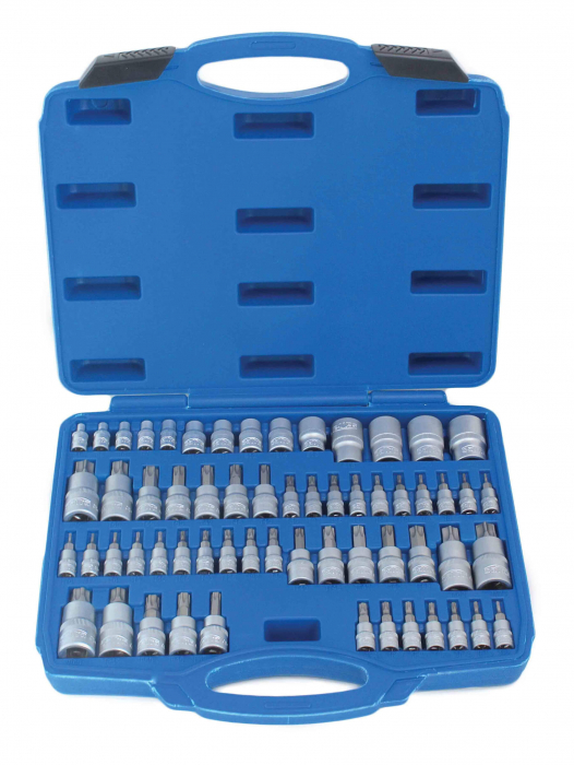 Trusa chei biti torx, tubulare E-torx, torx plus 60piese (S-ST60B) [4]