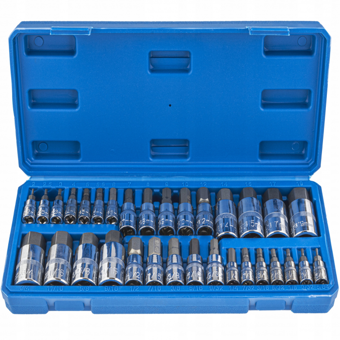 Trusa chei imbus hexagonale metrice 32piese 2-19mm si inch 5-64-¾ (VRF08069) [2]