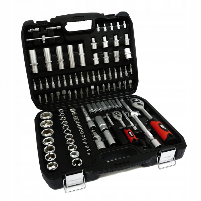 BlackFriday Trusa chei scule 108 piese + set chei 12 piese 6-22mm + set biti 41 piese (B109 + 16009 + KD10219) [2]