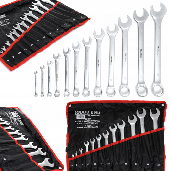 Trusa chei scule 108 piese + set chei 12 piese 6-32mm + set biti 41 piese (B4801+KD10938+30202) [5]