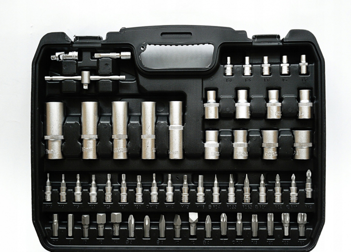 Trusa chei scule 108 piese, tubulare lungi capate surubelnita E torx (BK-108-01) [5]