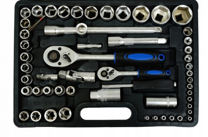 Trusa chei scule 108 piese, tubulare lungi capate surubelnita E torx (BK-109-01) [3]