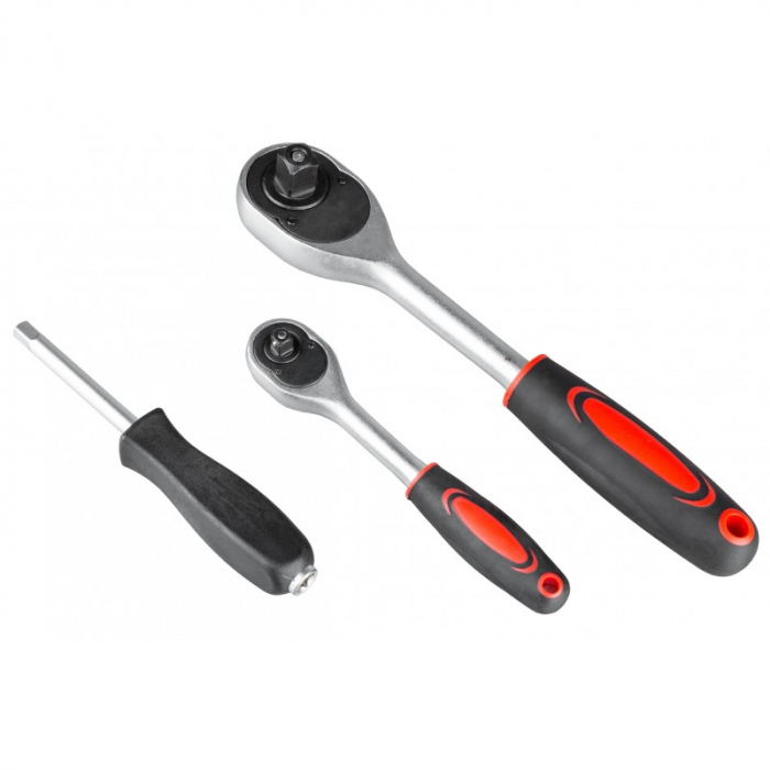 Trusa chei scule 108 piese, tubulare lungi capate surubelnita E torx (LXC1080) [5]