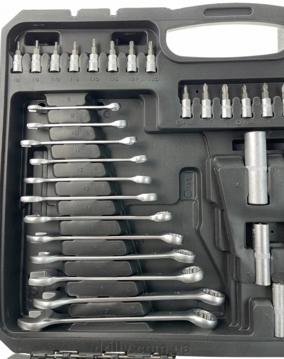 Trusa chei scule 216 piese, chei fixe combinate tubulare lungi capate surubelnita E torx (BX-009) [3]