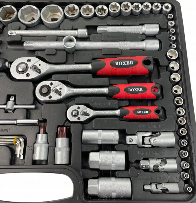 Trusa chei scule 216 piese, chei fixe combinate tubulare lungi capate surubelnita E torx (BX-009) [2]