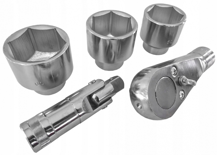 Trusa chei tubulare 21-65mm hexagonale 6 colturi de forta 3 4 și 1 tol (V39080) [2]