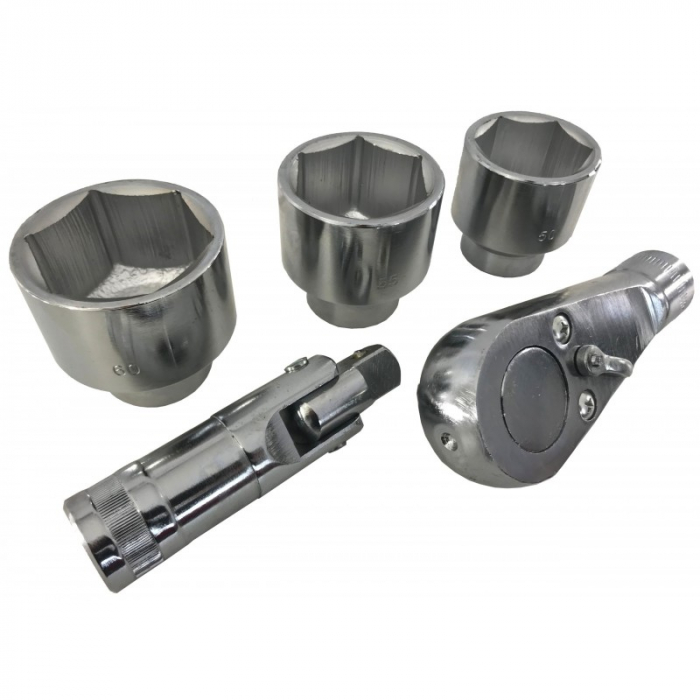 Trusa chei tubulare 21-65mm, hexagonale de forta 3 4 si 1 tol (SK-026-01) [7]