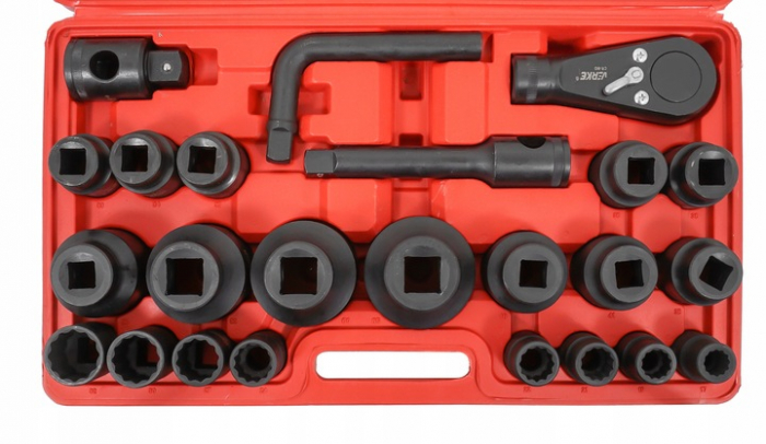 Trusa chei tubulare 26 piese 21-65mm hexagonale 6 colturi de forta 3 4 și 1 tol (V39472) [8]