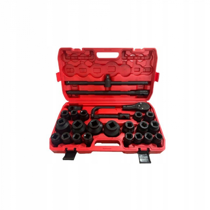 Trusa chei tubulare 26 piese 21-65mm hexagonale 6 colturi de forta 3 4 și 1 tol (KD11758) [2]