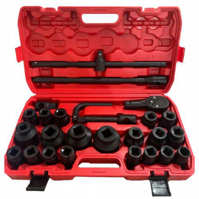 Trusa chei tubulare 26 piese 21-65mm hexagonale 6 colturi de forta 3 4 și 1 tol (KD11758) [1]