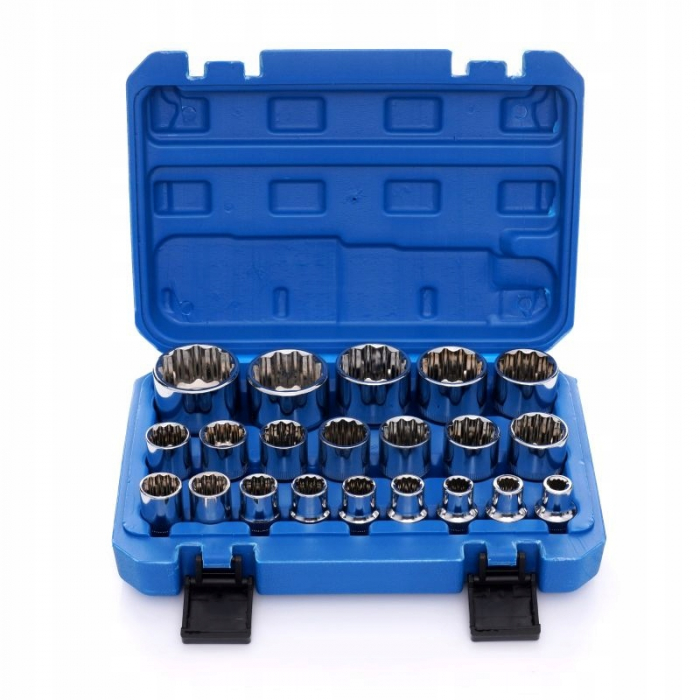 Trusa chei tubulare 8-36mm universale 21 piese cu colturi stelat patrat hexagonal (KD10348) [6]
