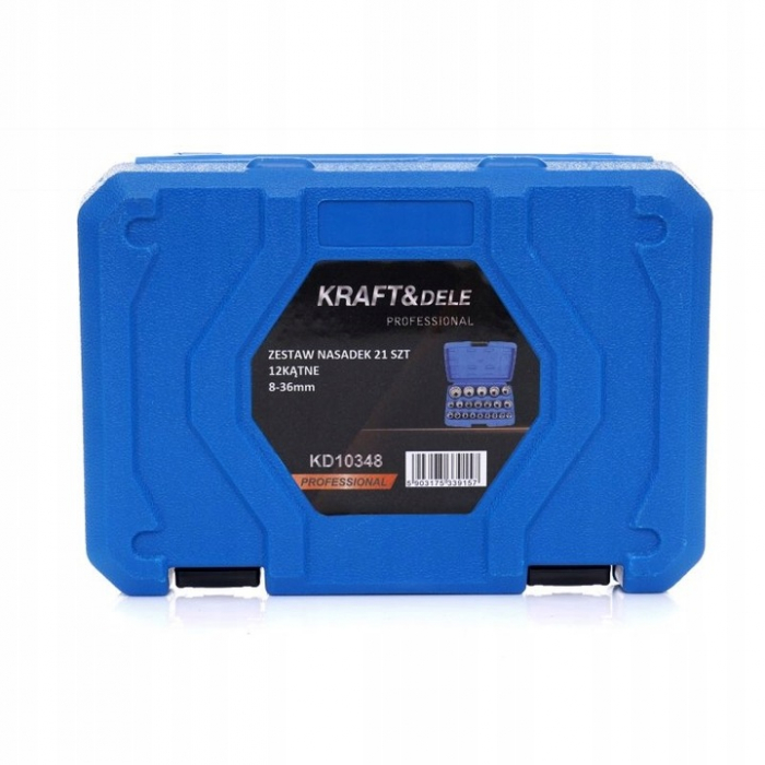 Trusa chei tubulare 8-36mm universale 21 piese cu colturi stelat patrat hexagonal (KD10348) [3]