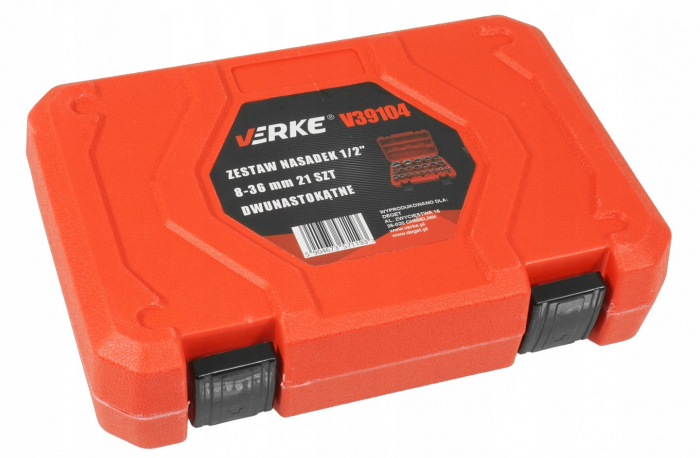 Trusa chei tubulare 8-36mm universale 21piese cu colturi stelat patrat hexagonal (V39104) [6]