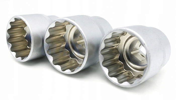 Trusa chei tubulare 8-36mm universale 21piese cu colturi stelat patrat hexagonal (V39104) [2]