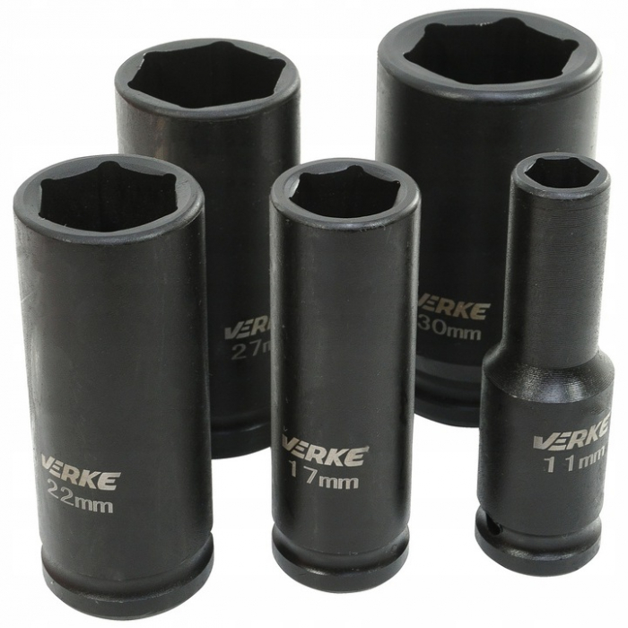 Trusa chei tubulare de forta impact ½ 10-32mm intarite CR-Mo (V39462) [6]