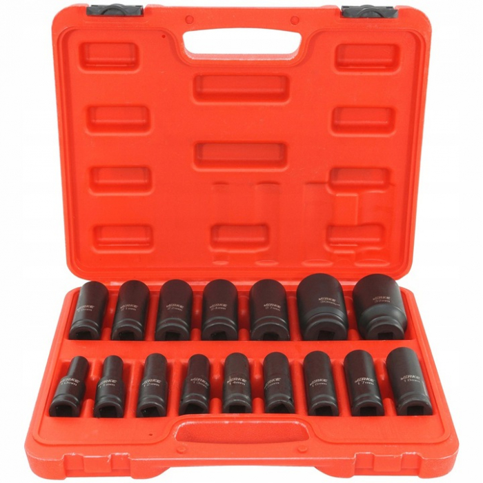 Trusa chei tubulare de forta impact ½ 10-32mm intarite CR-Mo (V39462) [2]