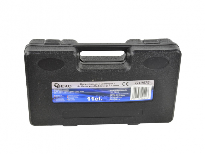 Trusa chei tubulare de forta impact 1tol 17-41mm 11piese intarite CR-Mo (G10076) [4]
