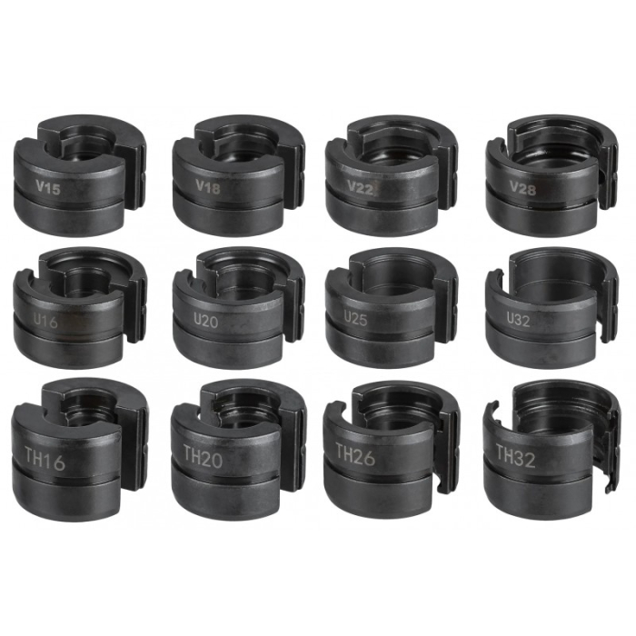 Trusa cleste hidraulic 12T sertizat tevi tip V U TH cu bacuri 16-32mm (AL55915C) [10]