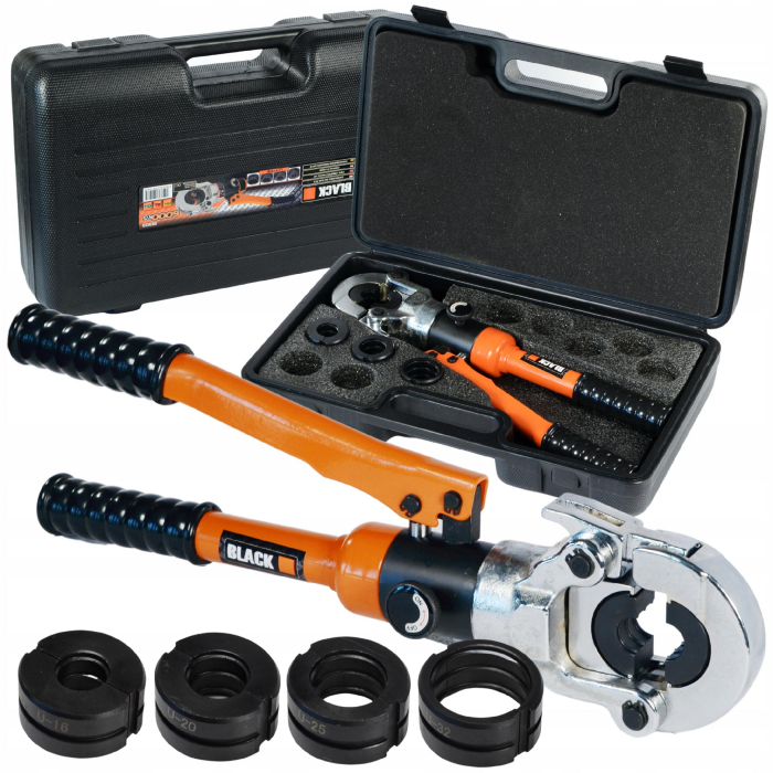 Trusa cleste hidraulic 6T sertizat tevi tip PEX cu bacuri 16-32mm (18303) [1]