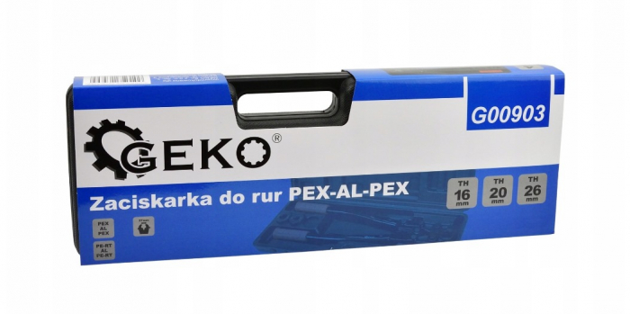 Trusa cleste sertizat tevi PEX AL cu cremaliera 4 bacuri 16-26mm (G00903) [5]