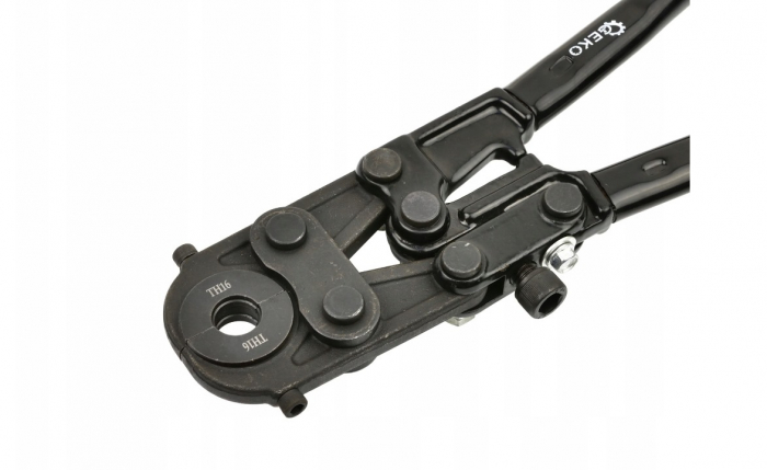 Trusa cleste sertizat tevi PEX AL cu cremaliera 4 bacuri 16-26mm (G00903) [9]