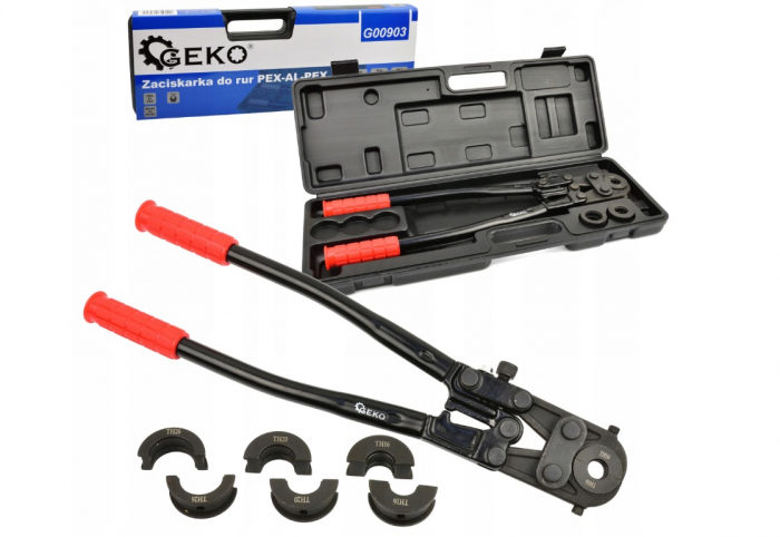 Trusa cleste sertizat tevi PEX AL cu cremaliera 4 bacuri 16-26mm (G00903) [7]