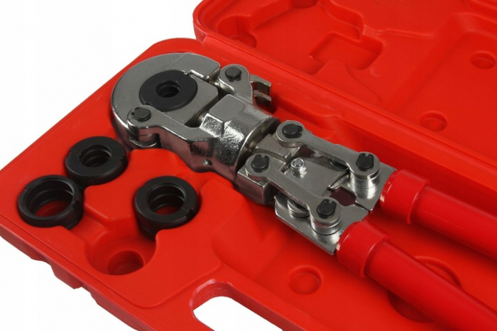 Trusa cleste sertizat tevi PEX AL cu cremaliera 4 bacuri 16-32mm (M55910) [11]