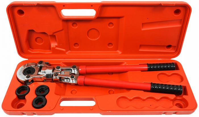 Trusa cleste sertizat tevi PEX AL cu cremaliera 4 bacuri 16-32mm (V86264) [10]