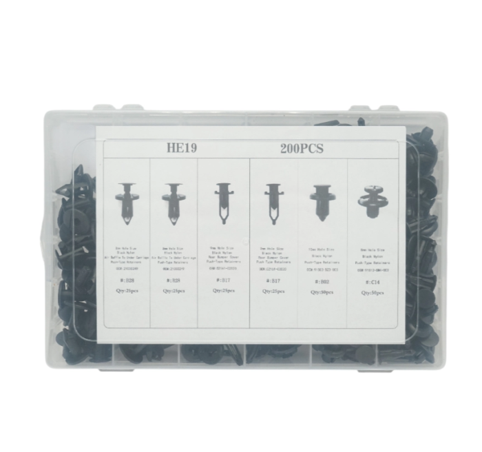 Trusa clipsuri plastic auto universale 200 piese DISUE82 (BK19963) [3]