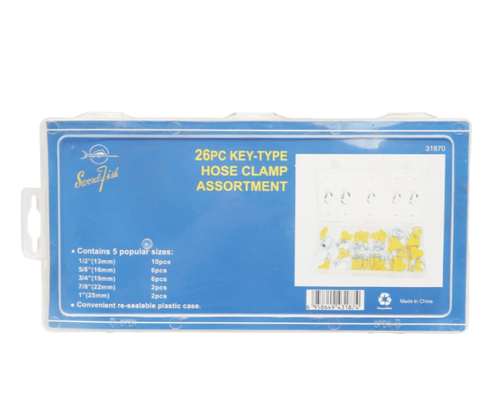 Trusa coliere furtun cu cheita 26 piese DISFH48 (BK92192) [3]