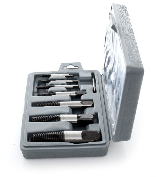 Trusa complet extras suruburi rupte burghie extractoare 3-26mm cu filet invers 8 piese (KD10262) [5]