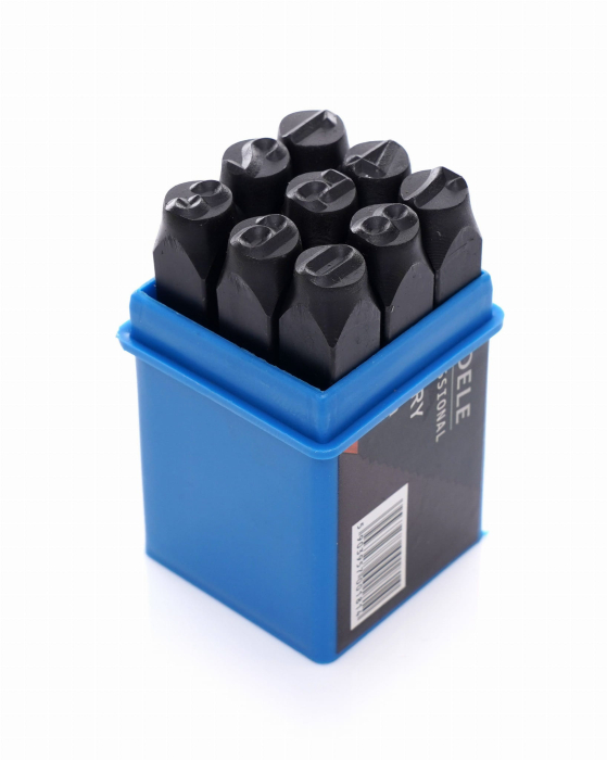 Trusa de poansoane cu cifre 0-9 dimensiune 8mm (KD11204) [2]