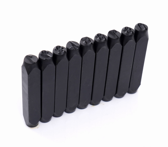 Trusa de poansoane cu cifre 0-9 dimensiune 8mm (KD11204) [7]