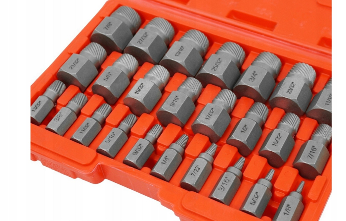 Trusa extractoare pentru suruburi rupte 25piese (V86487) [2]