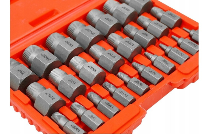 Trusa extractoare pentru suruburi rupte 25piese (V86487) [12]