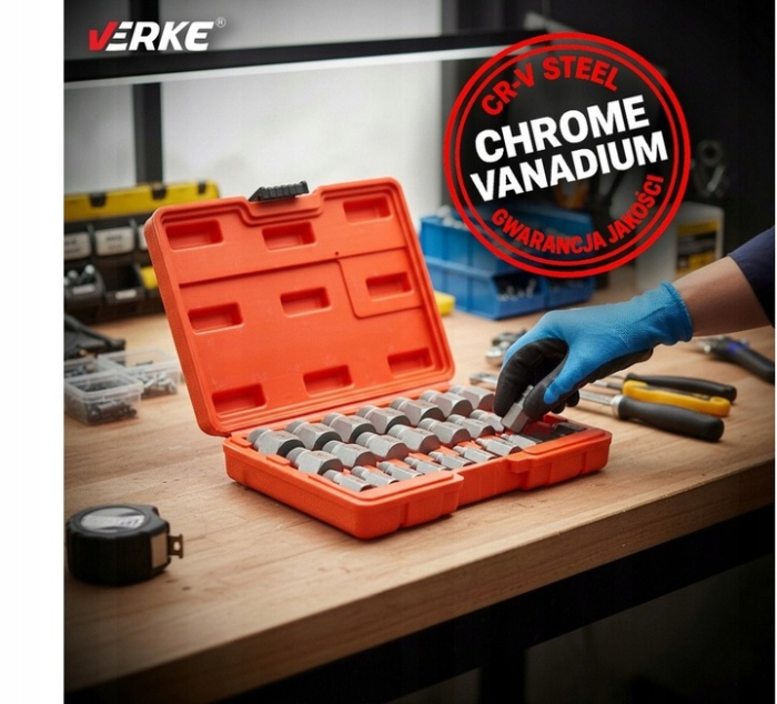 Trusa extractoare pentru suruburi rupte 25piese (V86487) [3]