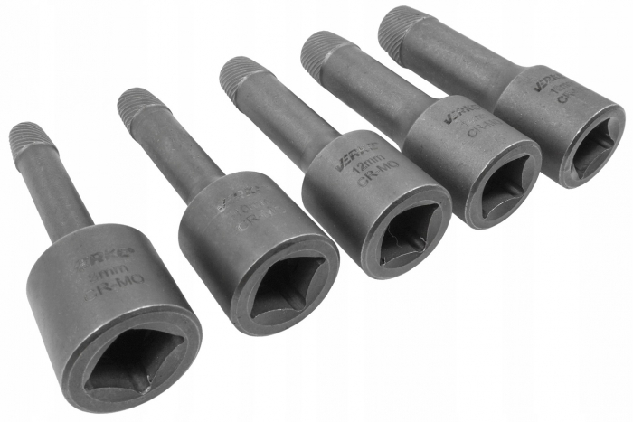 Trusa extractoare pentru suruburi rupte ½ 8-16mm 5piese (V86482) [5]