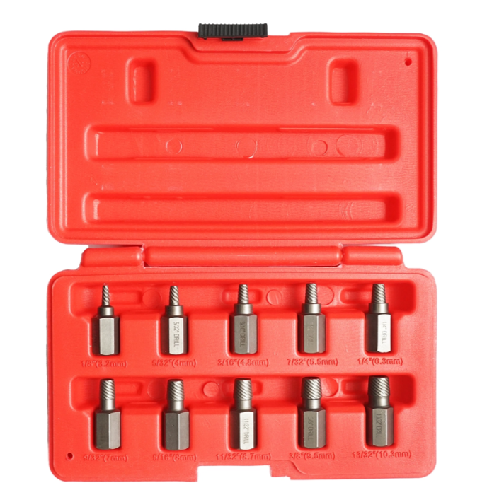 Trusa extractor suruburi si piulite deteriorate 10 piese DISME47 (BK78628) [3]