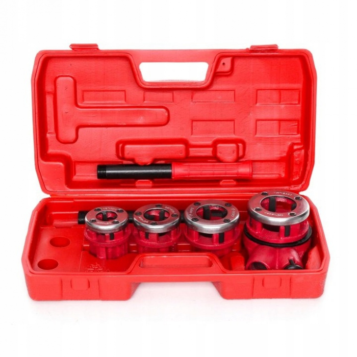Trusa filetat teava tevi 4piese  ½, ¾, 1, 1 ¼ (KD330) [2]