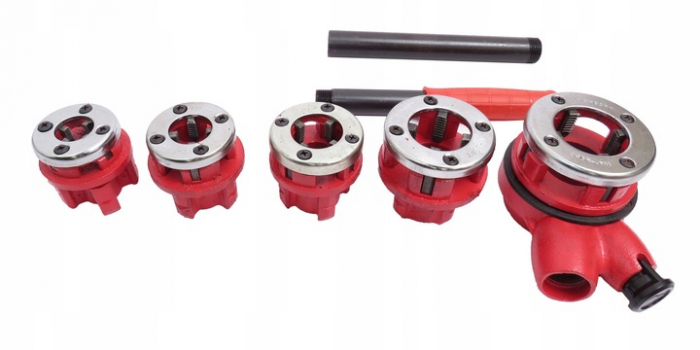 Trusa filetat teava tevi 5piese ⅜, ½, ¾, 1, 1 ¼ (M55810) [2]