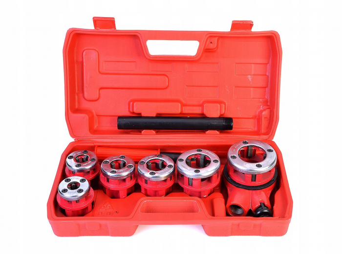 Trusa filetat teava tevi 6piese ¼, ⅜, ½, ¾, 1, 1 ¼ (M55620) [9]