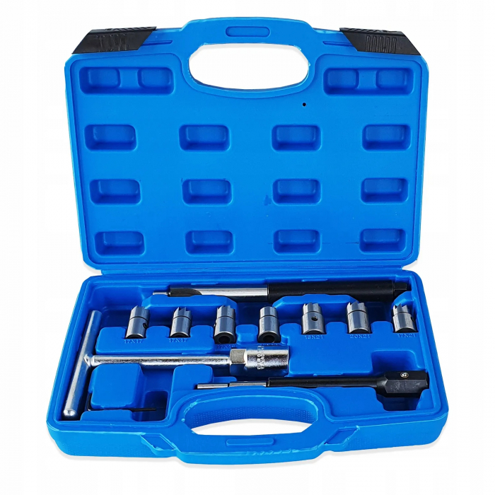 Trusa freze pentru injectoare 10piese curatat reconditionat orificiu scaun (S11611) [3]