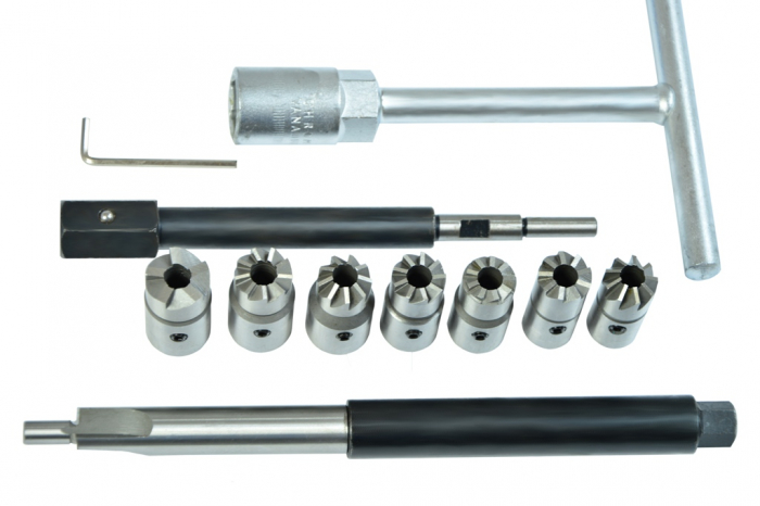 Trusa freze pentru injectoare 10piese curatat reconditionat orificiu scaun (S11611) [6]