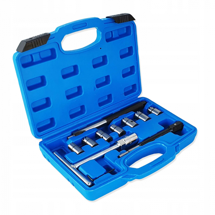 Trusa freze pentru injectoare 10piese curatat reconditionat orificiu scaun (S11611) [4]