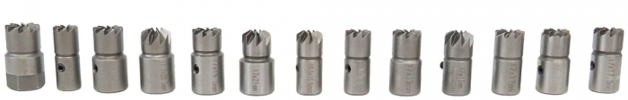 Trusa freze pentru injectoare 17piese curatat reconditionat orificiu scaun (S11612) [4]